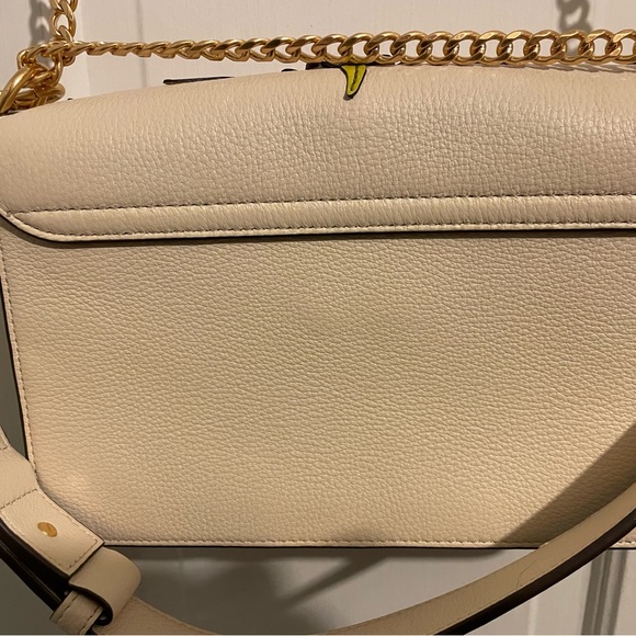 Tory Burch Chelsea Appliqué floral handbag Never Used! - Picture 3 of 5